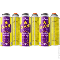 Газовый баллон цанговый Grupa Pegas Картридж газовый 227 г 6 шт.