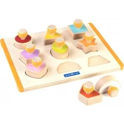 Сортер Guidecraft Manipulatives. Формы с ручками (G6742)