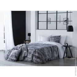 Комплект постільної білизни Guy Laroche двоспальний 200x220 см темно-сірий Комплект постільної білизни Kiniar 2 темно-сірий