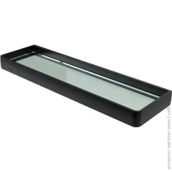 Полиця для ванної кімнати Haceka Полка для ванної Aline Mat Black 1196870