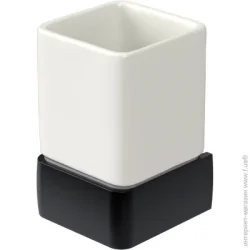 Haceka Стакан для зубных щеток Aline Mat Black 1196873