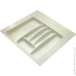 Подставка для кухонных приборов Hafele Лоток для столовых приборов 50x55 см белый 556.46.707 пластик