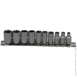 Haisser Набор головок 1/4" 4-13мм 10 шт. 117786