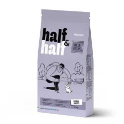 Сухий корм Half&Half HalfHalf для дорослих собак маленьких порід із яловичиною 12 кг (4820261920734)