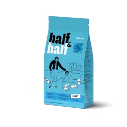 Сухой корм Half&Half HalfHalf для цуценят усіх порід із яловичиною 2 кг (4820261920703)