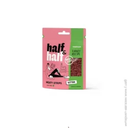 Палочки Half&Half HalfHalf для кошенят з індичкою 50 г (4823082431830)
