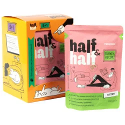 Набір паучів HalfHalf д/кошенят індичка/желе 5+ 1 (2700000040515)