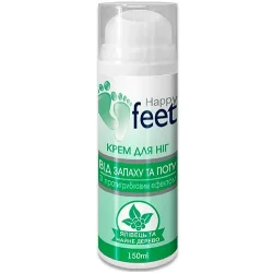 Happy Feet Крем для ног От запаха и пота с противогрибковым эффектом с можжевельником и чайным деревом 150 мл