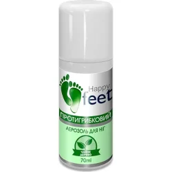 Крем Happy Feet Аэрозоль для ног Противогрибковый с чайным деревом 70 мл