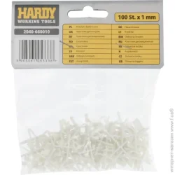 Hardy Крестики для плитки 1 мм 50 шт./уп (2040-660010)