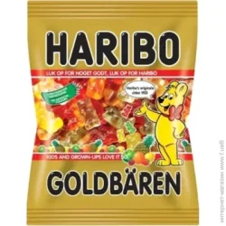 Haribo Конфеты желейные неглазированные Золотые Мишки (9002975308410) 80 г