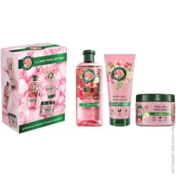 Набір косметики Herbal Essences Подарунковий набір для жінок Шампунь 350 мл + Бальзам-ополіскувач 250 мл + Маска для волосся Аромат троянди 300 мл