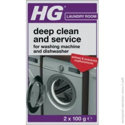 HG Средство для чистки посудомоечных и стиральных машин 100 г