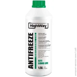 Антифриз концентрат Highway Антифриз G11 концентрат зеленый 0885822002513 G11 концентрат 1,5л зеленый 1.5 л