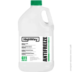 Антифриз концентрат Highway Антифриз G11 концентрат G11 концентрат 3,78л зеленый (701493) 3.78 л