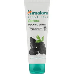 Himalaya Детокс-Маска Очищуюча Herbals З Вугіллям І Зеленим Чаєм, 75мл (6291107222295)