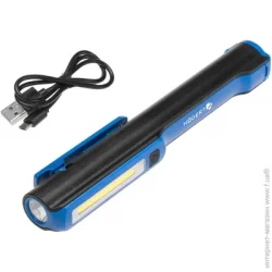 Фонарь Hoegert Фонарик HT1E406 3W черно-синий