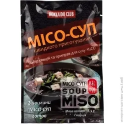 Hokkaido Club Суп Місо (1 Порція) 18,5 Г. Тм "" (4820172440215)