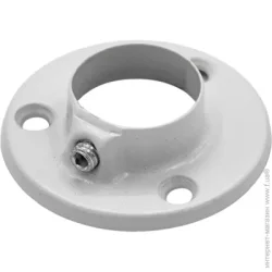 Homax Фланець для труби d25 мм R-11M WHT матовий білий