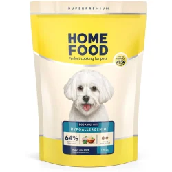 Сухой корм Home Food Корм сухой для взрослых собак мелких пород Форель и рис Hypoallergenic 1,6 кг