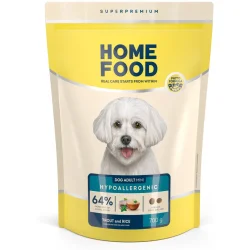 Сухой корм Home Food Корм сухой гипоаллергенный для взрослых собак мелких пород Форель и рис Hypoallergenic 700 г