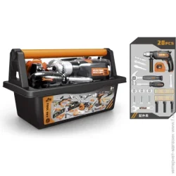 Набір будівельника Hong Chuan Sheng Toys Ігровий набір Кейс з перфоратором та інструментами 778-84