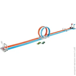Hot Wheels Игрушка Портативный трек Двойная петля GFH85
