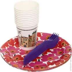 Hozer Набор посуды Микс цвета в ассортименте на 10 персон