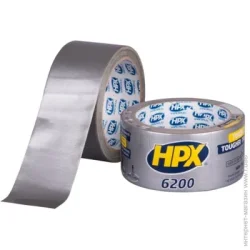 Клейкая лента HPX Ремонтная лента 6200 серебристая 48 мм x 10 м