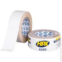 Клейкая лента HPX Армированная ремонтная лента 6200 белая CW5025 48x0,3 мм 25 м белый