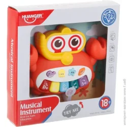 Интерактивная игрушка Huanger Игрушка музыкальная IC Краб 18х13 см HW20115329