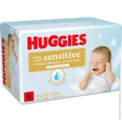 Huggies Детские влажные салфетки Pure ExSens Triplo 144 шт.