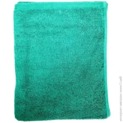 Полотенце душевое (банное) Ideal Textile 70x140 см зеленый изумрудный