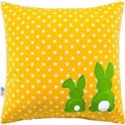 Декоративна подушка IDEIA Заєць 43x43см, жовтий (2200003957235)