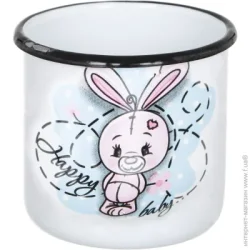 Чашка Idilia Кружка емальована Няшкі 400 мл - емальована сталь