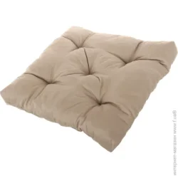 Indigo Подушка на стілець кольорова серія Puff 40х40х8 см бежева