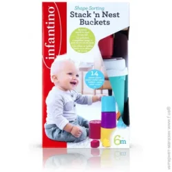 Infantino Игрушка-сортер Радужная башня 315093I