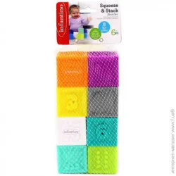 Infantino Кубики Яркие развивашки 315238