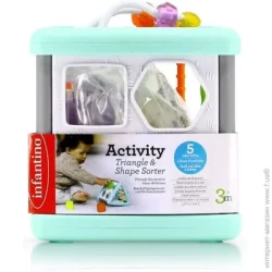 Обучающая игрушка Развивающая игрушка Infantino Треугольник для активностей и сортер (315178) (773554151787)