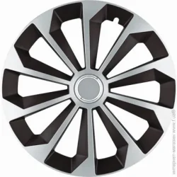 Jestic Колпак для колес FAMERING MIX R13" 4 шт. серебряный с черным