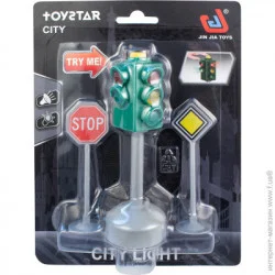 Трек Jin Jia Toys Світлофор та дорожні знаки (666-02Q)