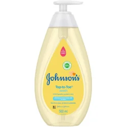 Набір Johnson's Baby Пінка-шампунь Від маківки до п'ят 500 мл