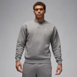 Толстовка Jordan Свитшот M J BRKLN FLC CREW FV7293-091 р.XL серый