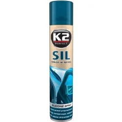 Аэрозоль для резины и пластика, для замков K2 K2 SIL 300ml SPRAY 100% (K633)