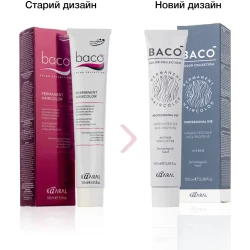Фарба Kaaral Baco 8.32 Світлий Блондин Золотисто-Фіолетовий 100мл (8051406419301)