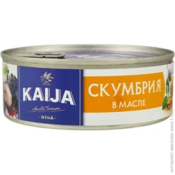 Рибна консерва Kaija Консерва Скумбрія атлантична в олії 240 г