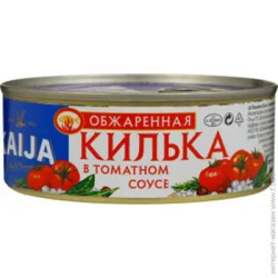 Рибна консерва Kaija Консерва Кілька обсмажена в томатному соусі 240 г