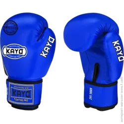 Kayo Боксерские перчатки KRBG -162 BLU leather-10 10oz синий