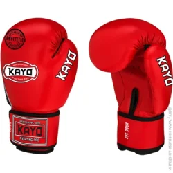 Kayo Боксерские перчатки KRBG -162 RED leather-16 16oz красный