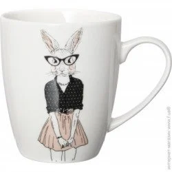 Keramia Чашка Модные звери Мисс Кролик 360 мл